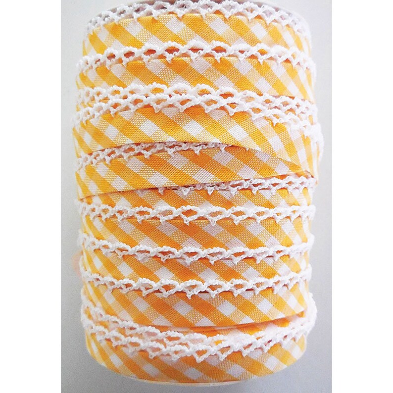 Double Fold Crochet Edge Bias Tape Five Color Options Etsy