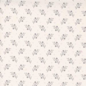 Blooming Branches Grey from Itty Bitty Gatherings Collection by Primitive Gatherings for Moda Fabrics
