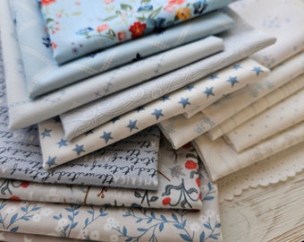 Wild Blue Yonder Fat Quarter Bundle - Custom Bundle - Handcut