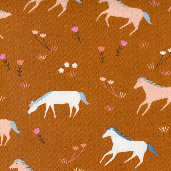 Horses Saddle from Meander Collection by Aneela Hoey for Moda Fabrics