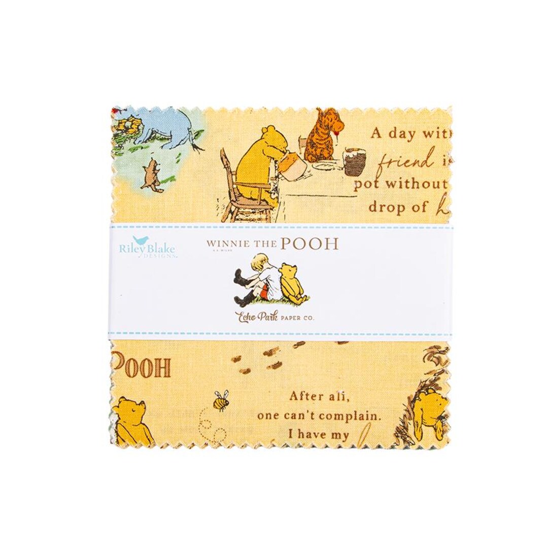 Winnie the Pooh 5" Stacker by Echo Park Paper Co for Riley Blake ...