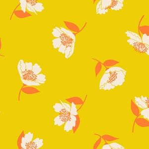 Fluttering Floral Golden Hour from Juicy Collection by Melody Miller for Ruby Star Society