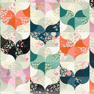 Fluke Quilt Paper Pattern by Eye Candy Quilts