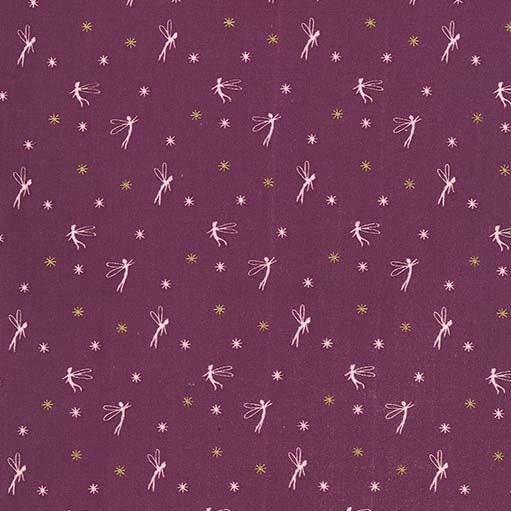 Tink Mauve from Peter Pan by Sarah Jane for Michael Miller Fabrics