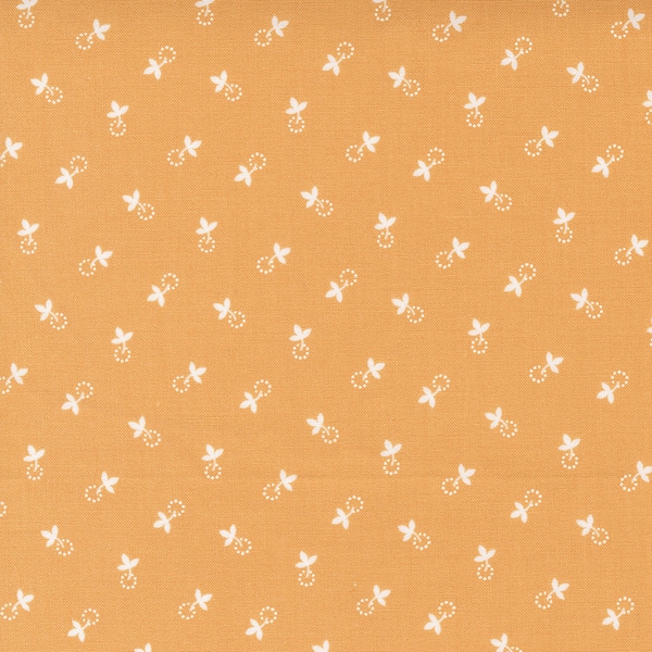 Berry Leaf Butterscotch from Cinnamon & Cream Collection by Fig Tree and Co for Moda Fabrics