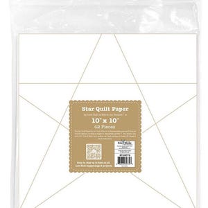 10" Star Quilt Paper Pattern by Lori Holt for Riley Blake Designs