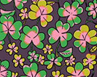 Clover Eggplant from Forestburgh Collection by Heather Ross for Windham Fabrics