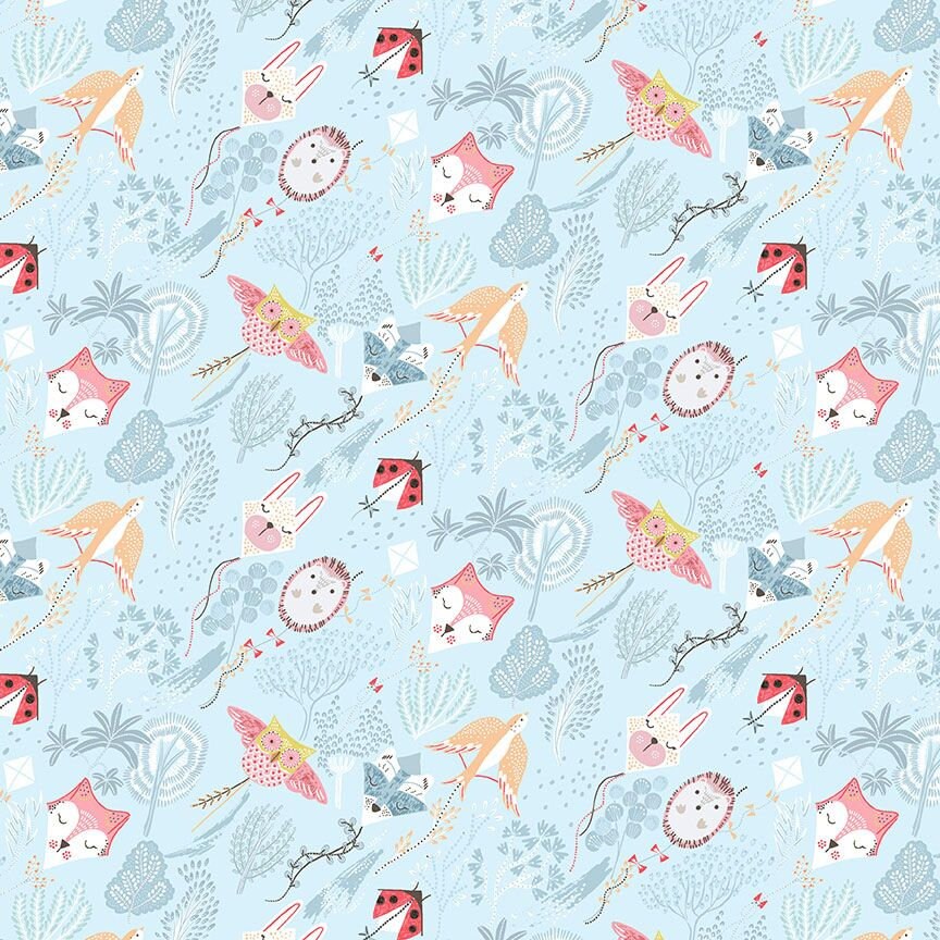 Blown Away Aqua from The Sharkside Collection by Dear Stella Design