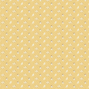Vintage Apron Yellow from Wildwood Dwellings Collection by Sheri McCulley for Poppie Cotton