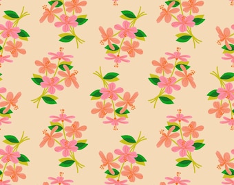 Retro Nosegay Vintage Paper from Favorite Flowers Collection by Melody Miller for Ruby Star Society