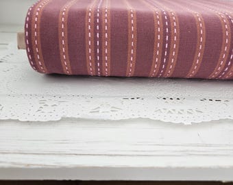 Stitch Stripe Blackberry from Lucky Loom Woven Collection by Fableism