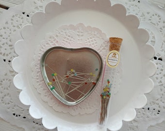 Glass Head Patchwork Pins by Tulip