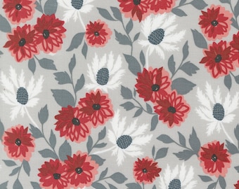 Liberty Bouquet Silver from Old Glory Collection by Lella Boutique for Moda Fabrics