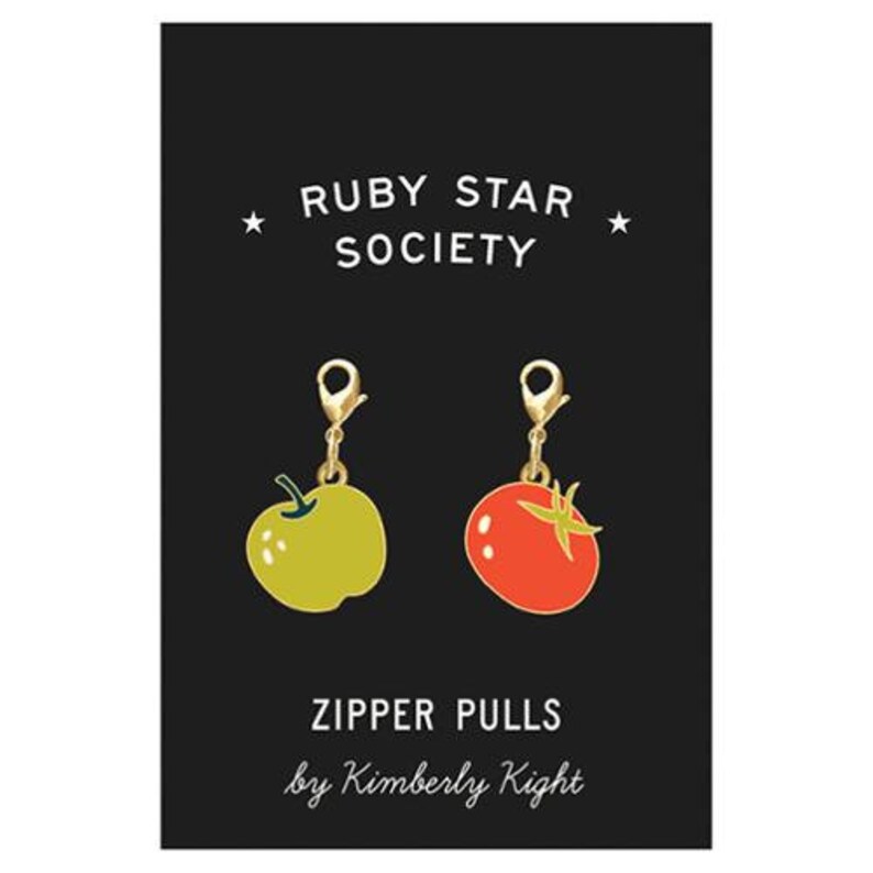 Ruby Star Society Zipper Charms Saison 2 Variété d'ensembles B. Apple and Tomato