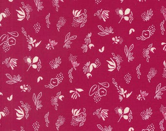 Things Above: Floral Sprinkles in Pomegranate Things Above: Floral Sprinkles in Pomegranate