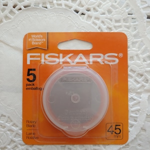 Fiskar Stainless Steel Replacement Rotary Blade - Set of 5