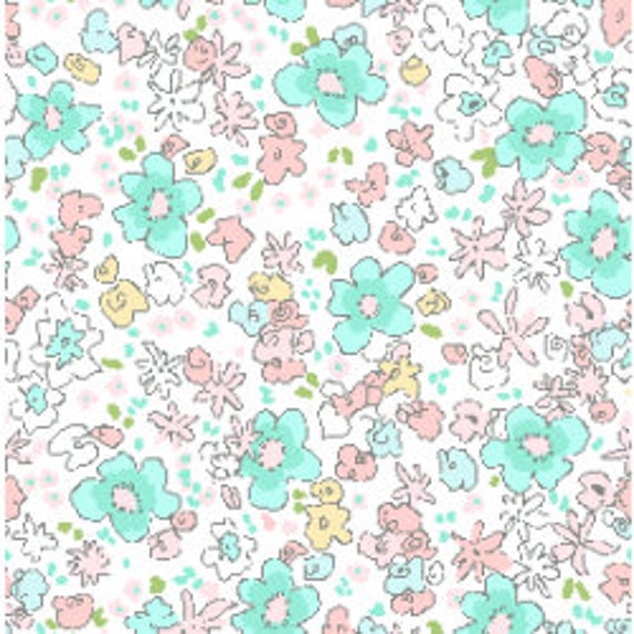 More 100/% Cotton Floral Plockade Summer Michael Miller Fabric By Sarah Jane FQ
