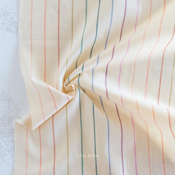 Skinny Stripe Rainbow from Lucky Loom Woven Collection by Fableism