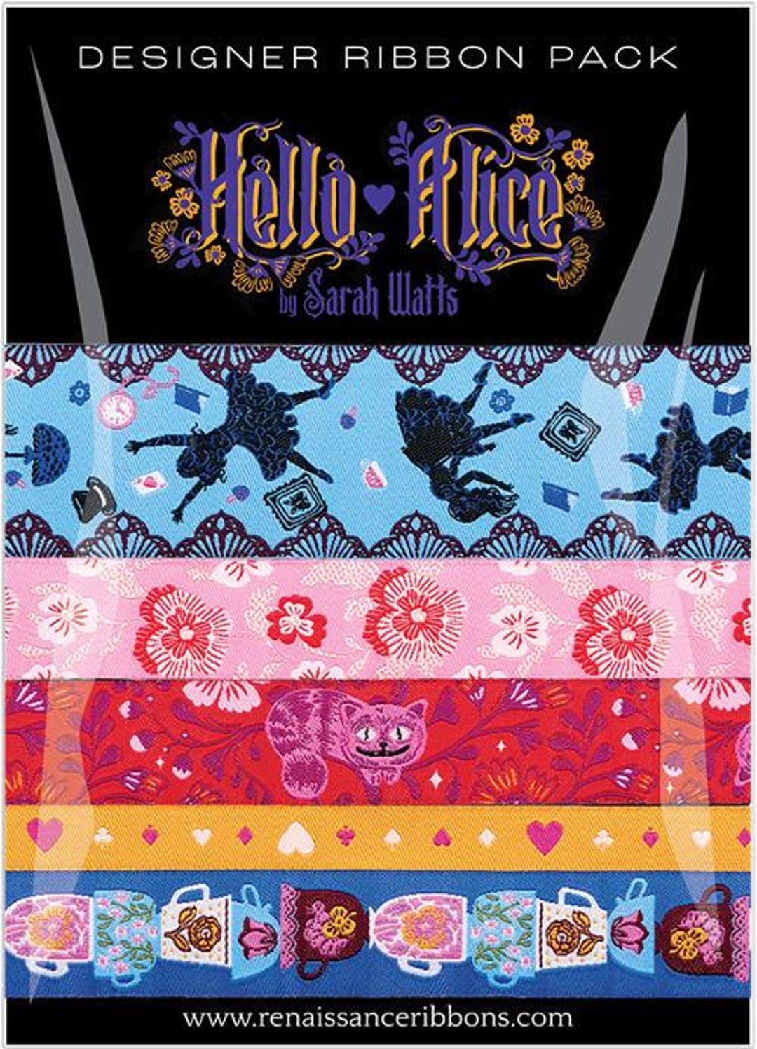 Designer Pack Hello Alice Ribbons by Renaissance Ribbons for Ruby Star ...