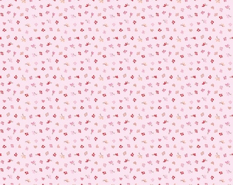 Butterfly Floral Soft Pink from Love Notes by Lindsay Wilkes for Riley Blake Designs