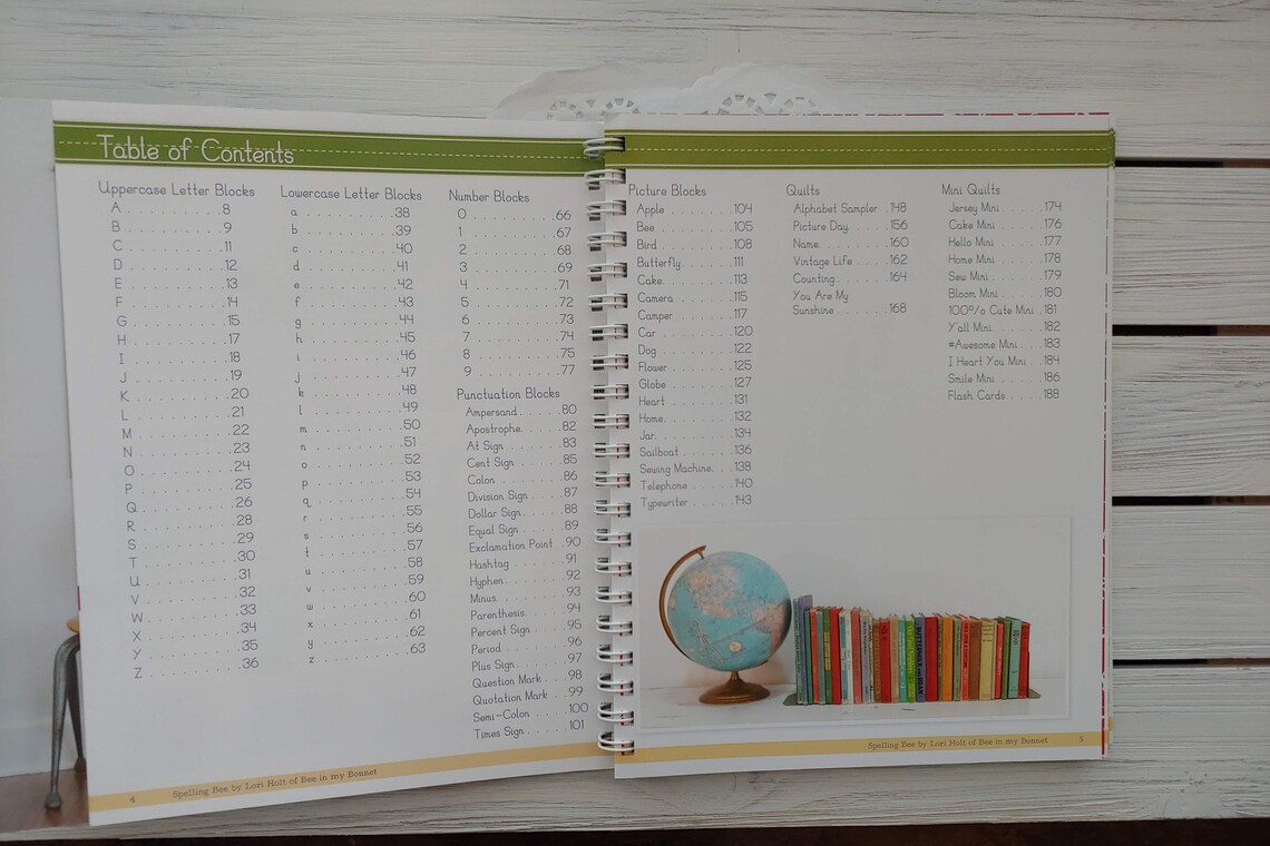 Spelling Bee Quilt Block Book by Lori Holt of Bee in My Etsy