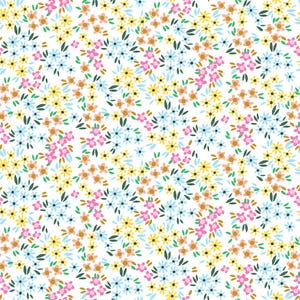 Floral Haze White from Pineapple Crush Collection by Dear Stella Design