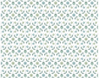 Granny's Apron Blue from Granny's Sewing Room Collection by Sheri McCulley for Poppie Cotton