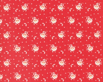 Marmalade Floral Strawberry from Jelly & Jam Collection by Fig Tree and Co for Moda Fabrics