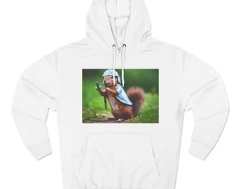 Three-Panel Fleece Hoodie