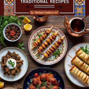 Most Demanding Turkish Traditional Recipes | Authentic Turkish Cookbook | Digital PDF E-Book | Easy Turkish Food Recipes | Instant Download