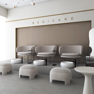 Salon Interior Design 3D Visualization,Beauty Spa Layout Planning