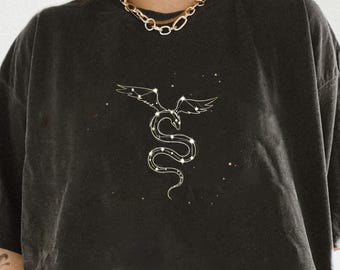 Draco Constellation Shirt – Wizard Snake Tee, Dramione Fanfiction Bookish Gift
