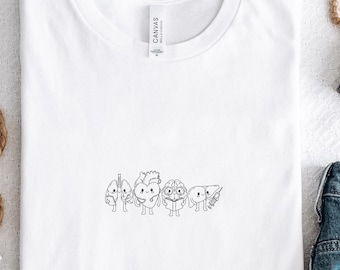 Anatomi Organ T-shirt: Minimalistisk Medicinsk Skola Läkare Sjuksköterska Gåva