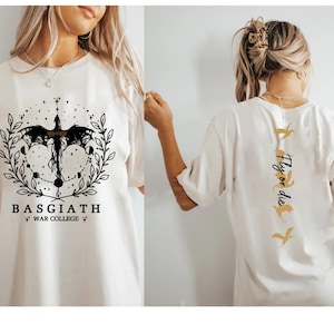 Fourth Wing T-Shirt: Basgiath War College Dragon Rider Tee