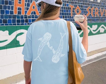 Walhai Shirt: Ozeantier T-Shirt, Preppy Beach Bum Style