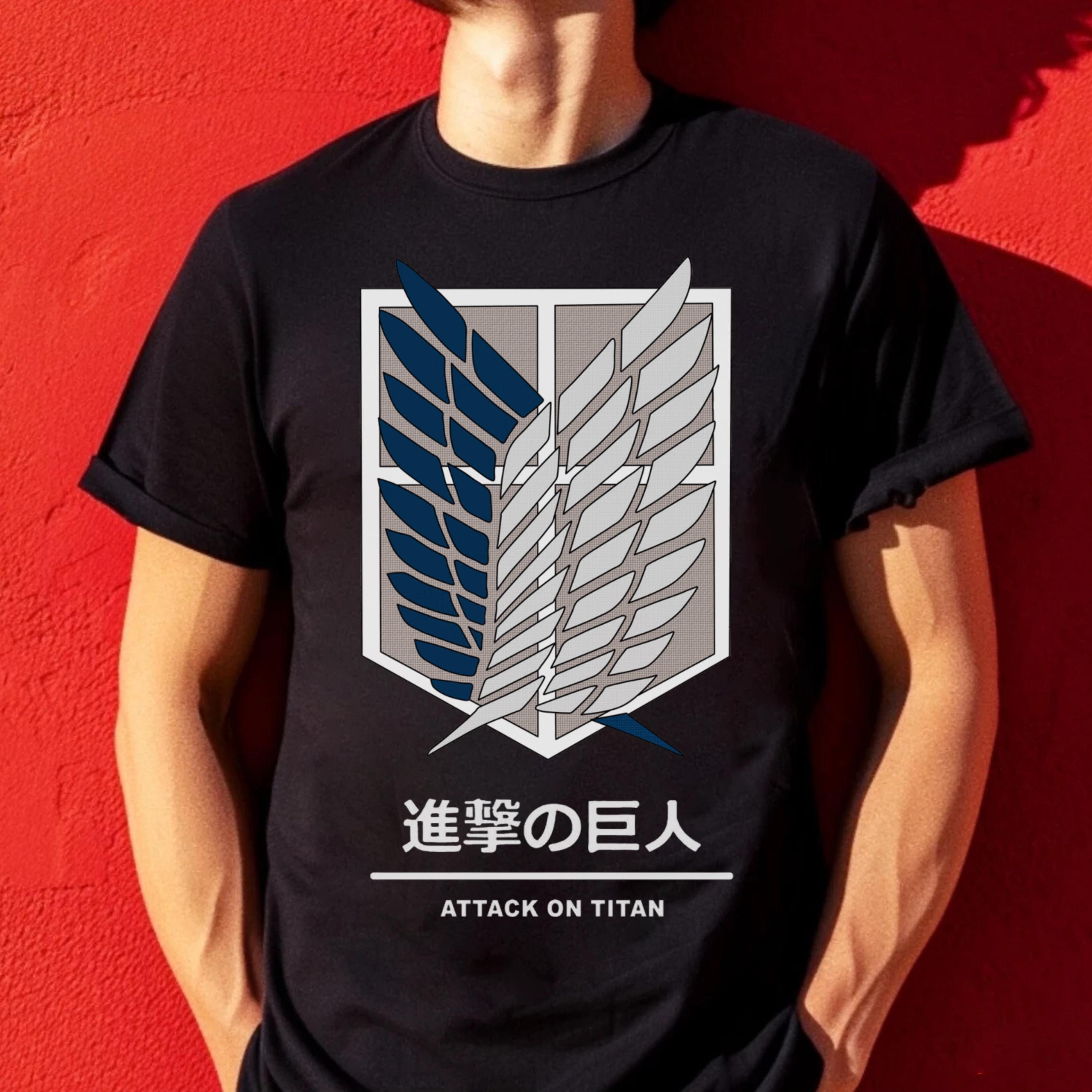 進撃の巨人グラフィックTシャツ、アニメマンガシャツ - Etsy 日本