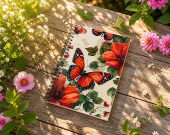 Days in the Garden of My Heart: Travel Journal Handmade – Adventure Notebook – Wanderlust Diary