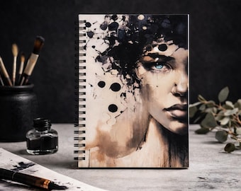 Between Shadow and Truth: Handmade Leather Journal – Vintage Notebook – Travel Diary – Gift for Writers