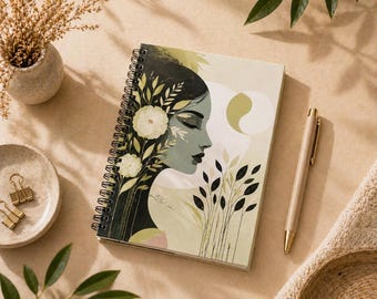 Poetry of Nature – A Journal for Inner Peace Handmade Writing Journal – Vintage Notebook Gift