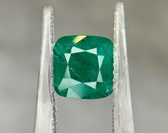 1.3 CT Hauyne Cushion Cut UV Fluorescence Natural Gemstone Afghanistan Loose Collector Jewelry Gift