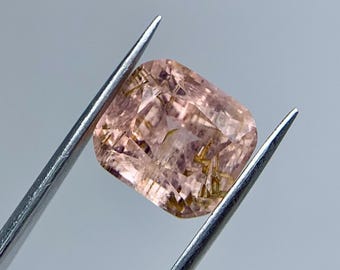 3.9 CT Tourmaline Cushion Pink Natural Afghanistan Gemstone Loose Jewelry Collector Gift
