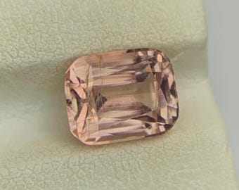 3.4 Ct Pink Tourmaline Cushion Cut Natural Afghanistan Loose Gemstone