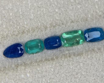 1.6 CT Hauyne Mix Cut Natural Gemstone Afghanistan Lot Loose Collector Jewelry Supply Gift