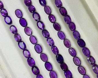 25.8 Carats Amethyst Oval Cut Calibrated Lot Africa Loose Gemstone