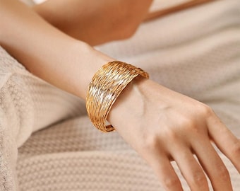 Wide Cuff Bracelet