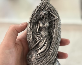 Bougie Freya Valkyrie : Déesse nordique, décoration gothique