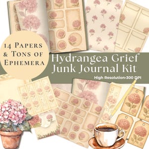 Zestaw do prowadzenia dziennika żałoby z motywem Pisma Świętego | Papiery do druku, listy, kieszonki, metki i drobiazgi, pobieranie cyfrowe