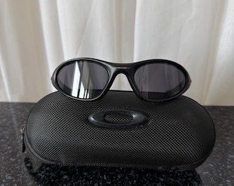Oakley Minute 1.0 Sunglasess Dark Black - Vintage 90s Cycling Running Gorpcore Outdoor Eyewear Y2K
