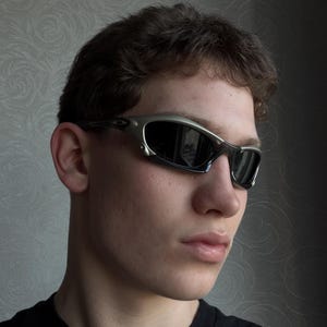 Oakley Splice Zonnebril Zwart Grijs Gepolariseerd Iridium Minute Eye Jas Vintage Y2K USA Prizm P Jagen Vissen Reizen Gorpcore