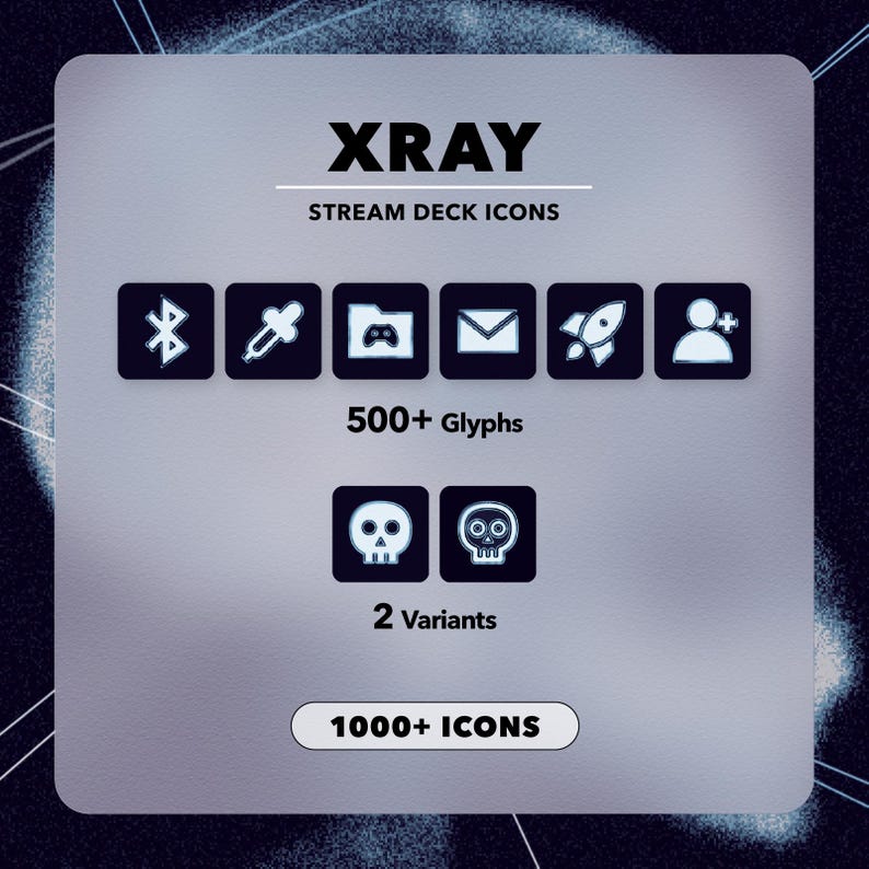 Stream Deck Icons | X-ray | Streaming Assets | Elgato | Twitch ...